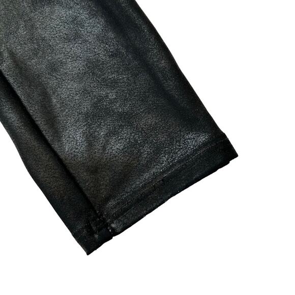 Spanx Black Faux Leather Leggings Size S - Picture 5 of 15